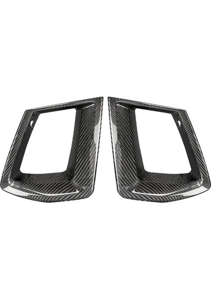 Ford Mustang 2024 2.3t 5.0 Gt Için Kuru Karbon Fiber Araba Ön Izgarası Izgarası Hava Menfezi Giriş Çerçeve Kapağı Döşemesi (Yurt Dışından)