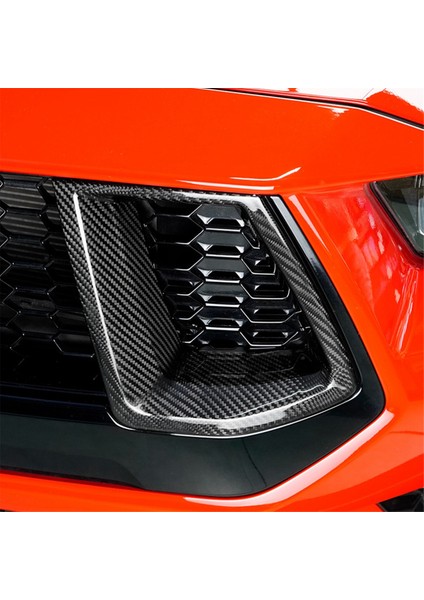 Ford Mustang 2024 2.3t 5.0 Gt Için Kuru Karbon Fiber Araba Ön Izgarası Izgarası Hava Menfezi Giriş Çerçeve Kapağı Döşemesi (Yurt Dışından) modelleri