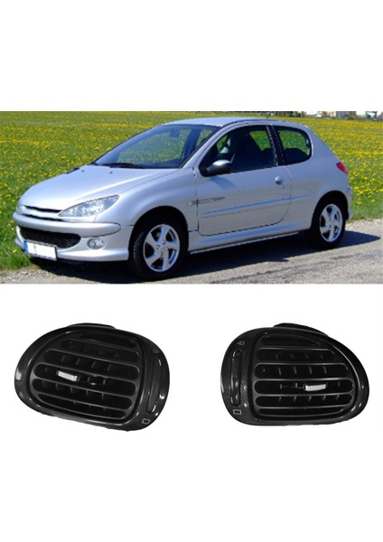 Peugeot 206 Citroen C2 Için Araç Gösterge Paneli Klima Çıkışı Montajı A/c Çıkış Paneli Hava Çıkış Havalandırma Izgarası (Yurt Dışından) indirimleri