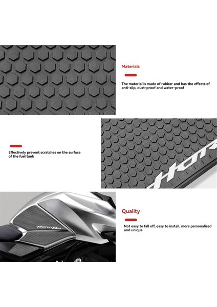 Honda Için Motosiklet Yakıt Deposu Kaymaz Etiket Mat Yan Etiketi (Yurt Dışından) modelleri