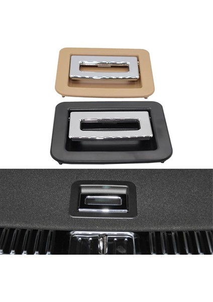 Porsche Cayenne 2011-2017 Bej Için Araç Iç Mekan Yedek Lastik Kapağı Sapı Bagaj Halısı Sapı Elektrolizle Kaplanmış Sap (Yurt Dışından) fırsatları