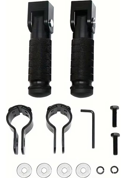 Çift Cnc Alüminyum Motosiklet Parçası Üniversal Pedallar B (Yurt Dışından) modelleri