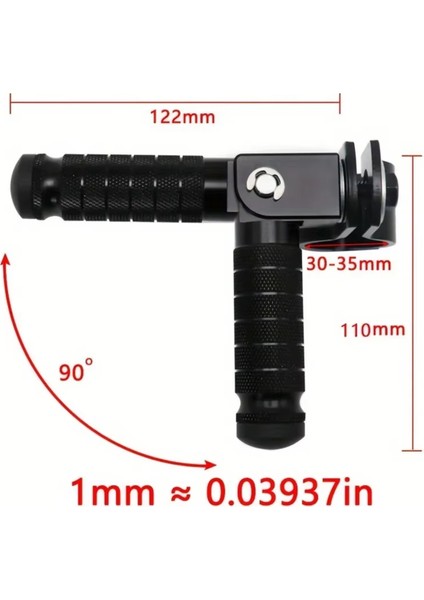Çift Cnc Alüminyum Motosiklet Parçası Üniversal Pedallar B (Yurt Dışından) fırsatları