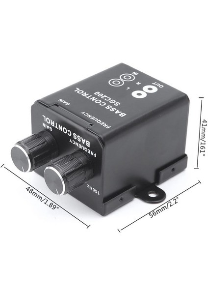 Otomatik Araba Uzaktan Kumandalı Amplifikatör Subwoofer Araba Ses Ekolayzeri Geçiş Bas Kontrolcüsü Bas Ekolayzer Kontrolcüsü 4 Rca (Yurt Dışından) indirimleri