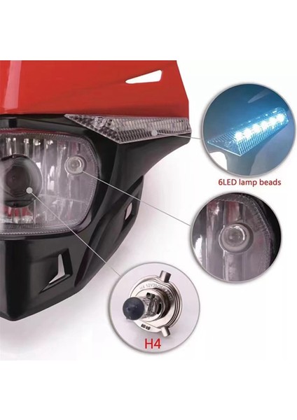 Ktm Exc Sx Sxf Exc Mx Yeşil Için Kirli Motosiklet Far Kapağı (Yurt Dışından) fırsatları