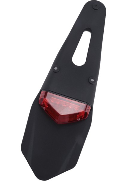 Motosiklet LED Arka Lambası ve Arka Çamurluk Stoperi Enduro Arka Lambası Arka Çamurluk Stoperi Cr Exc Wrf 250 400 426 450 Siyah (Yurt Dışından)