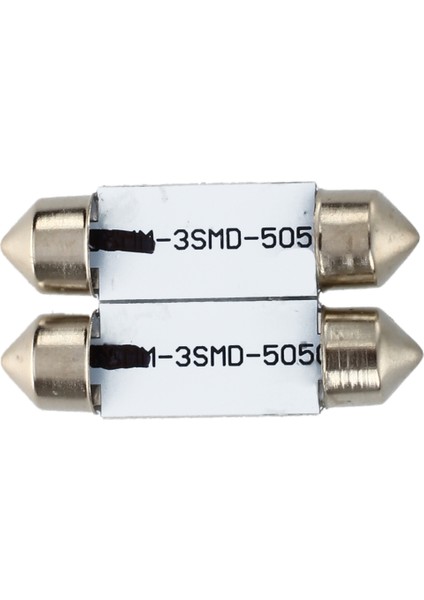 2x C5W 3 LED Smd 5050 36MM Xenon Beyaz Ampul Plaka Mekik Festoon Kubbe Tavan Lambası Araba Lambası (Yurt Dışından) fiyatları