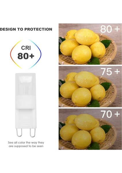 G9 Sıcak Beyaz LED Ampul Lamba Işığı Yüksek Güçlü Projektör 1W Ac 220-240V Sıcak (Yurt Dışından) indirimleri