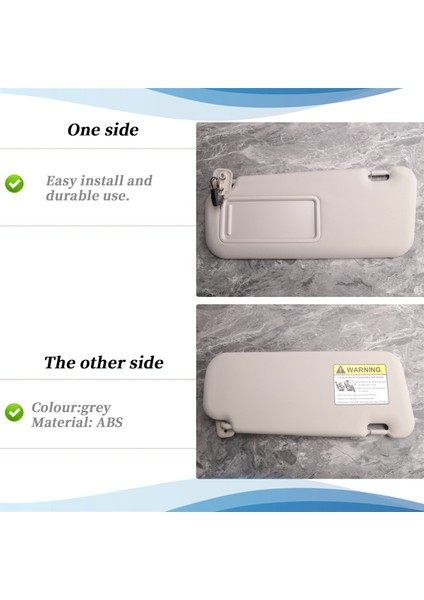 Mazda 3 Hatchback 2010-2013 BBM2-69-320C-75 Için Sol Sürücü Tarafı Güneşliği (Yurt Dışından) fırsatları