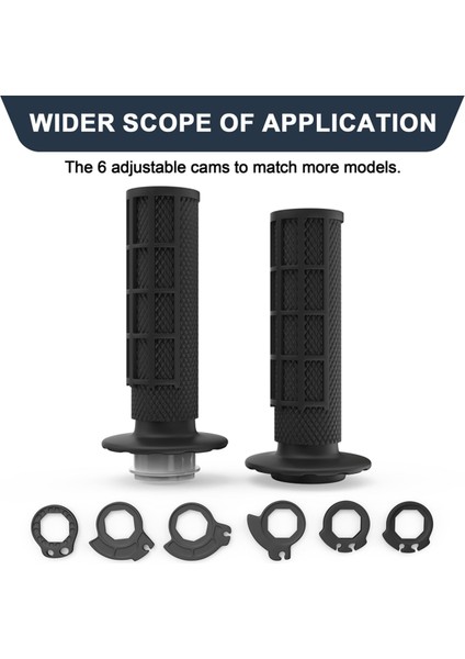 Kaymaz Kilitli Tutacak, Çıtçıtlı Kamlı Evrensel Motosiklet Gidon Tutacakları, Siyah Motokros El Tutacağı (Yurt Dışından) fırsatları