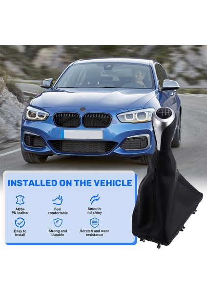 Bmw 1 3 Serisi F20 F21 F30 F31 Lhd Için Pu Deri Toz Geçirmez Botlu 6 Vitesli Manuel Vites Kolu Vites Topuzu (Yurt Dışından) indirimleri