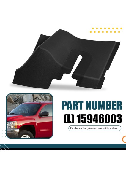 Chevrolet Silverado 1500 2500 3500 Sierra 07-14 15946003 Sol Için Araç Ön Camı Uç Kapağı Yan Silecek Kapağı Izgara Paneli (Yurt Dışından) indirimleri