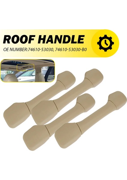 Lexus IS300 ES240 ES350 RX350 RX270 IS250 2006-2013 Için 4 Adet Tavan Yardım Kolu Tutacağı Çekme Tutacağı 74610-53030 574612-3030 (Yurt Dışından) modelleri