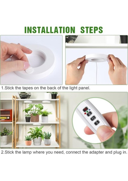 Tam Spektrum LED Büyüme Işığı Otomatik Açma/kapama Zamanlayıcısı 4 Adet (Yurt Dışından) modelleri