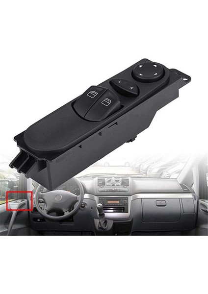 Mercedes Benz Vito W639 Lhd Için Araç Ön Sol Cam Kontrol Anahtarı Cam Kaldırma Anahtarı Düğmesi A6395450913 6395450913 (Yurt Dışından) fiyatları