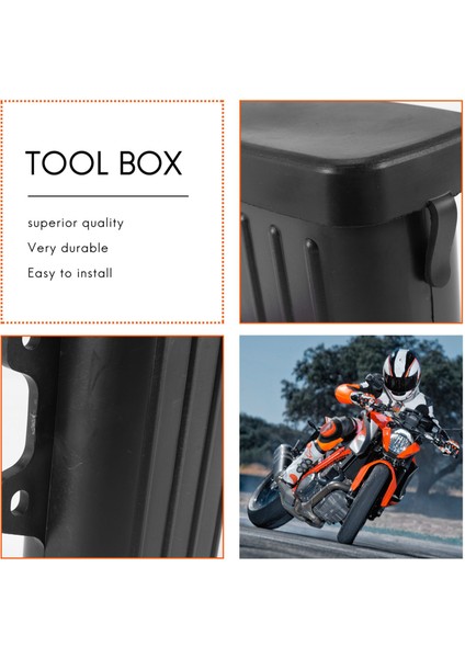 Suzuki DR250 Djebel TW200 TW225 Için Motosiklet Yol Alet Kutusu Tutucu Şişe Arazi Motokros Alet Kabı Alet Tüpü (Yurt Dışından) indirimleri