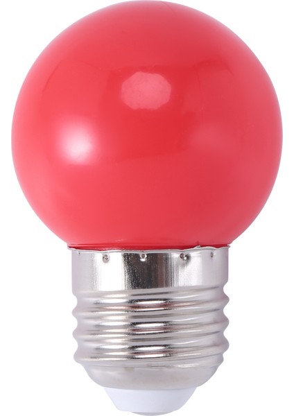 E27 LED Işık Sıcak Kırmızı Ampul Plastik Ampul (0,5W Güç, Kırmızı) (Yurt Dışından)