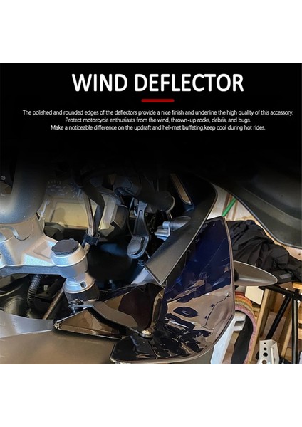 Bmw R1200GS Siyah Motosiklet Rüzgar Deflektörü (Yurt Dışından) modelleri