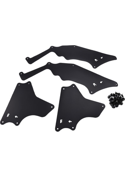 Toyota Hilux Fortuner 04-15 Ön Önlük Üst Contaları Için 4 Adet/takım Ön + Arka Çamurluk Koruyucu Contaları 53885-0K020 53735-0K020 (Yurt Dışından)