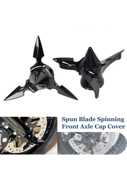 Harley Touring Flh Dyna Softail Için Spun Blade Döndürme Ön Aks Kapak Somunu Kapağı (Yurt Dışından) fırsatları