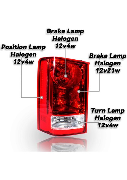 Honda Arka Sol Için Ampullü Halojen Arka Lamba Takımı (Yurt Dışından) indirimleri