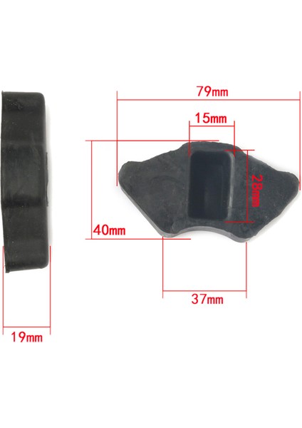 Yamaha YBR125 Ybr Yb 125 JYM125 Tampon Lastiği Için 4 Adet Motosiklet Arka Göbek Tekerlek Yastıklama Kauçuk Yastık Amortisör Yedek Parçası (Yurt Dışından) modelleri