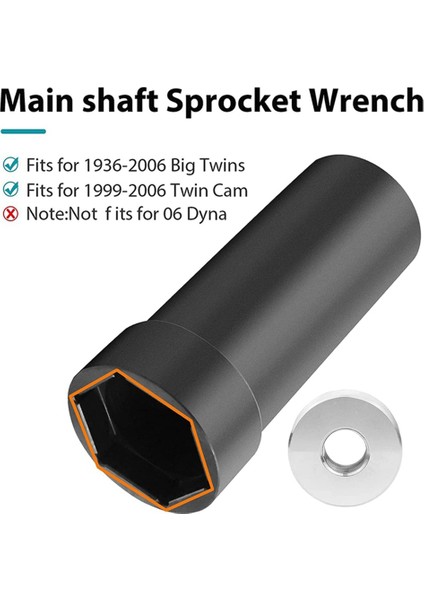 Büyük Ikiz, Ikiz Kam Için 1/2 Inç Tahrikli ve Birincil Tahrikli Kilitli Alet Çift Kamlı 1 7/8 Inç Ana Şaft Dişli Anahtarı (Yurt Dışından) indirimleri
