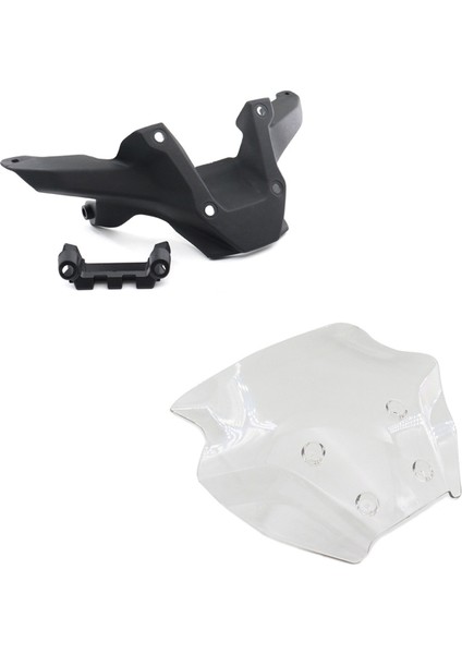 Yamaha Mt-09 Sp 2024 Ön Cam Deflektörleri Siyah ve Şeffaf (Yurt Dışından)