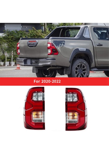 Toyota Hilux Revo Rocco Sr5 Pickup 2020-2022 Için Sol Arka LED Stop Lambası Fren Lambası 81560-0K430 815600K430 (Yurt Dışından) modelleri