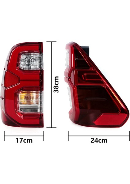 Toyota Hilux Revo Rocco Sr5 Pickup 2020-2022 Için Sol Arka LED Stop Lambası Fren Lambası 81560-0K430 815600K430 (Yurt Dışından) fırsatları