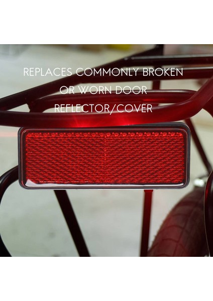 Kawasaki Yamaha Için Kırmızı Işık Arka Motosiklet Dörtlü Scooter Bisiklet Reflektör Plaka Dikdörtgen Reflektör (Yurt Dışından) modelleri