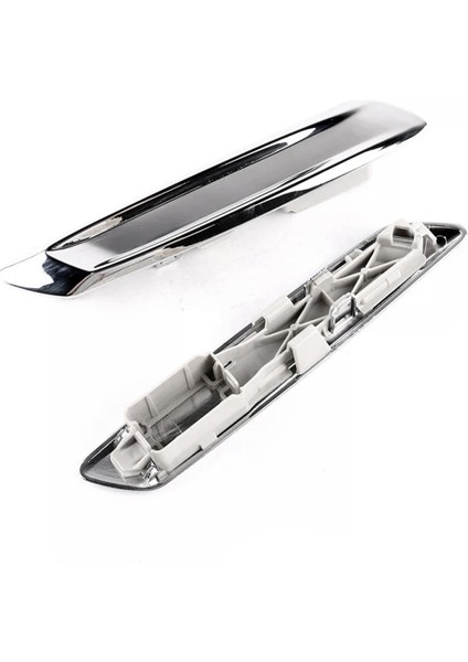 Bmw F10 F11 2013-2016 Sedan 51137336645 51137336646 Sol ve Sağ Için 1 Çift Krom Dış Ön Çamurluk Döşeme Şeridi Kapağı (Yurt Dışından)