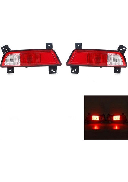 Araba Sağ Arka Tampon Sis Lambası Park Uyarı Reflektörü Arka Lambalar Fren Lambası Için Jac T8 Pikap 2019-2022 (Yurt Dışından) modelleri