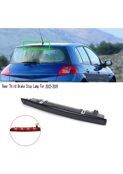 LED Arka Fren Işığı Renault Megane Için Arka Üçüncü Fren Durma Lambası Değiştirin Mk2 Hatchback Grand Scenic Iı 2002-2009 Siyah (Yurt Dışından) fiyatları