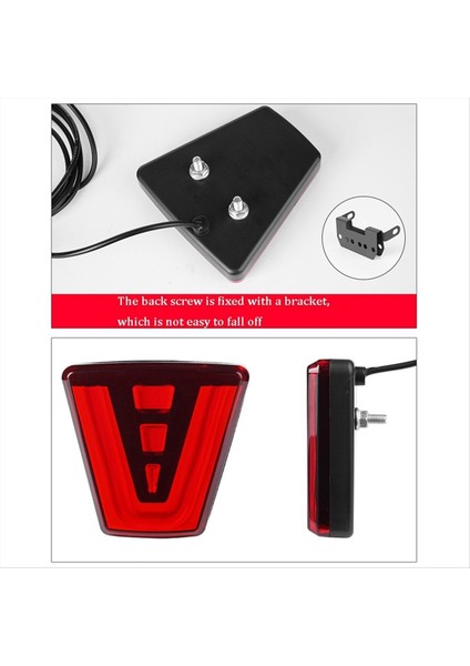 LED F1 V Stil Fren Işığı Evrensel Araç Arka Sürüş Sis Pilot Işıkları Arka Kuyruk Araba Suv Jdm Bba Için Üçüncü Fren Lambası (Yurt Dışından) modelleri