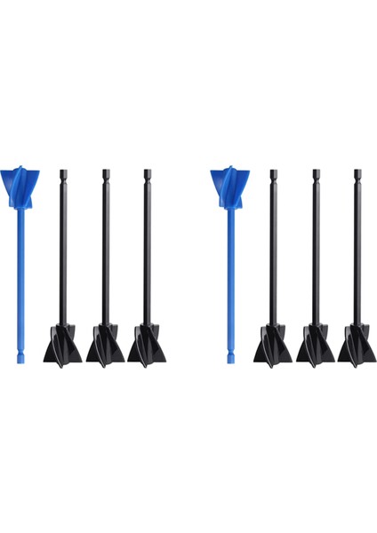 8 Pcs Epoksi Reçinesi Boya Seramik Sırını Karıştırmak Için Matkap Yeniden Kullanılabilir Boya ve Reçine Mikser Kürek Için Epoksi Karıştırıcı Eklenti (Yurt Dışından)