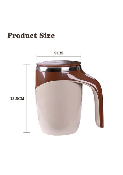 1pcs Tembel Kahve Karıştırma Fincan Otomatik Karıştırma Fincan Manyetik Dönen Elektrikli Süt Fincan Fincan 304 Paslanmaz Çelik A (Yurt Dışından) indirimleri