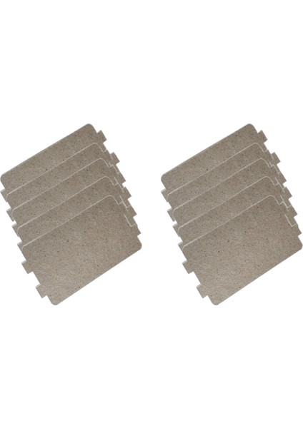 10 Adet Kalınlaştırılmış Dalga Kılavuzu Yedek Parça Aksesuarları Kapak Mikrodalga Fırın Kapağı Tabakası Evrensel Onarma Mika Plaka (Yurt Dışından)