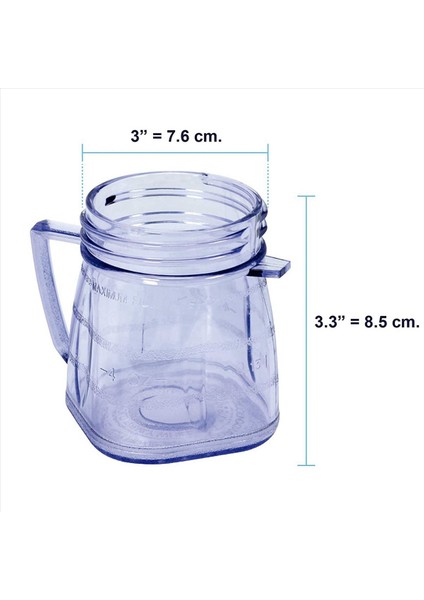 4 Paket Yedek Parçaları Oster Izer Için 1 Bardak Mini Plastik Kavanoz ile Uyumlu En Çok Blender Aksesuarları (Yurt Dışından) modelleri