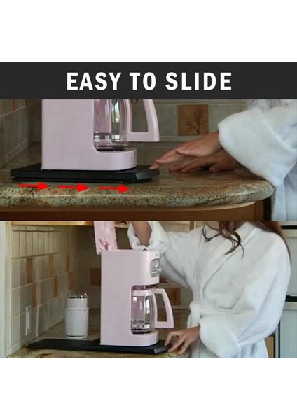 2x Çok Yönlü Hareketli Kahve Tepsisi 25 Lbs Kahve Makinesi Caddy Kayan Tepsisi Standı Mutfak Aksesuarları (Yurt Dışından) fiyatları