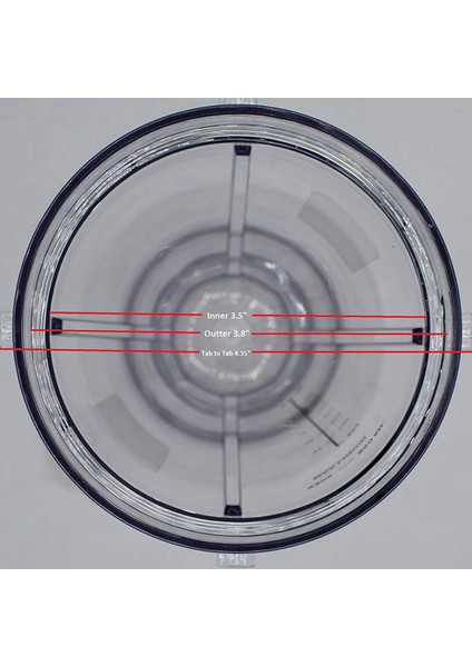 Nutri Ninja Auto-Iq 1000W ve Çift Blender Için Kapalı Kapak Ninja Yedek Parçaları ve Aksesuarları ile 2x 32 Onsluk (Yurt Dışından) indirimleri