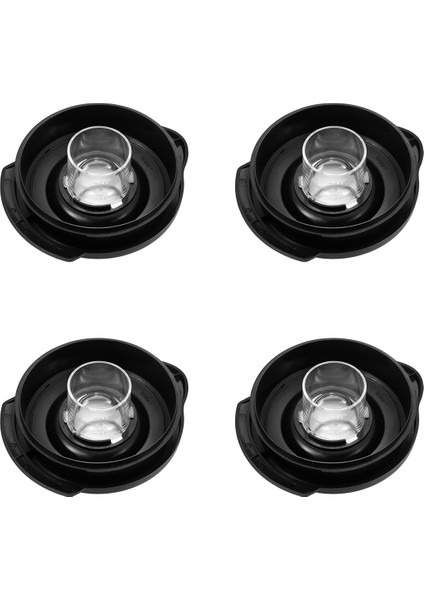 Os-Ter Blender Kavanozu Için 4x 6-Cup Cam Blender Kapak Kapağı 124461-000-000 Os-Ter Pro Karıştırıcılar Için Uygun Lid Yedek Parçaları (Yurt Dışından)