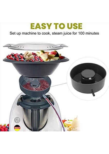 3x Meyve Meyve Sağı Vapur Multipot Pişirme Makinesi Buhar Meyve Sağı Buhar Meyve Sesi Pp Meyvacılık Hortum ile Thermomix Tm6 Tm5 (Yurt Dışından) indirimleri