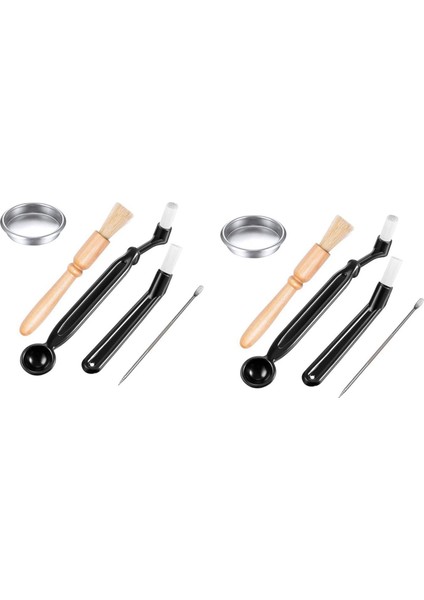 2x Kahve Makinesi Temizleme Set Kahve Öğütücü Fırça Kahve Makinesi Grubu Kahve Makinesi Filtresi (Yurt Dışından)