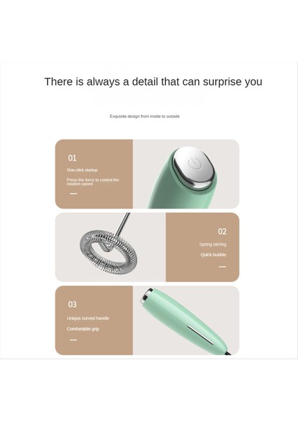 Kahve Çeyrek Elektrikli Süt Çırpısı Elde Taşınan Köpük Makinesi - Elektrikli Süt Çeyiz Elde Taşınan Yumurta Çırpıcı Stand -A (Yurt Dışından) modelleri