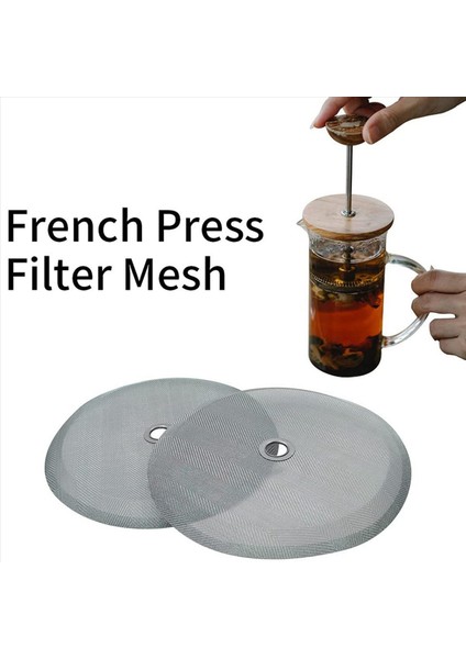 20X Fransız Pres Yedek Filtre Ekranı Yeniden Kullanılabilir Paslanmaz Çelik Örgü Filtresi Bodum Fransız Pres Kahve Makineleri (Yurt Dışından) fırsatları