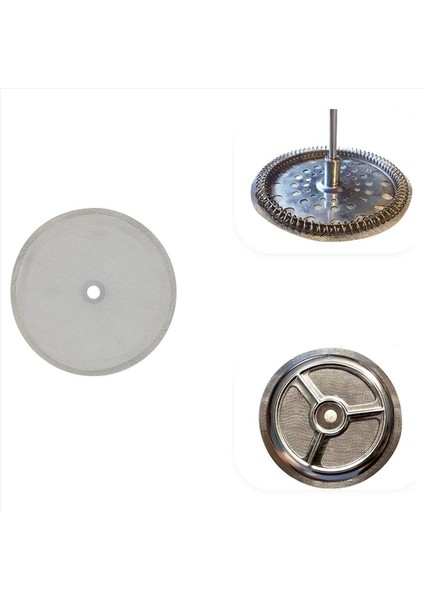 20X Fransız Pres Yedek Filtre Ekranı Yeniden Kullanılabilir Paslanmaz Çelik Örgü Filtresi Bodum Fransız Pres Kahve Makineleri (Yurt Dışından) indirimleri