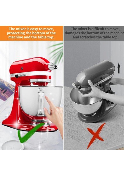 Kitchenaid Mikser Için Kayar Mat Mutfak Mühendisi Mutfak Mat Pedi Mutfaktaid 4 5-5 Qt Tilt-Başa Stand Mikser (Yurt Dışından) fırsatları