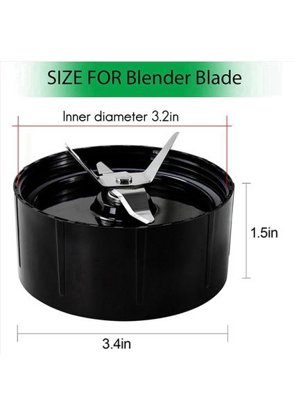 5x Çapraz Bıçak Yedek Parça Magic-Bullet (250W MB1001 Serisi) Bıçak Paslanmaz Çelik Çapraz Bıçak Yedek (Yurt Dışından) fırsatları