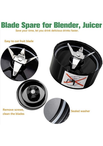 5x Çapraz Bıçak Yedek Parça Magic-Bullet (250W MB1001 Serisi) Bıçak Paslanmaz Çelik Çapraz Bıçak Yedek (Yurt Dışından) indirimleri